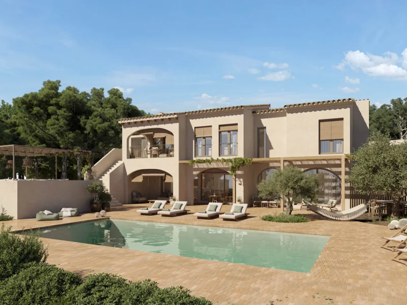 Proyecto de villa mediterránea en Benissa, La Fustera con vistas al mar