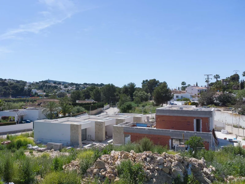 Villa moderna en Moraira con piscina infinity y vistas al mar