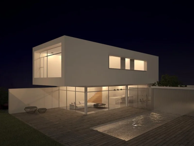 Proyecto de villa moderna en Benissa, La Fustera con piscina privada