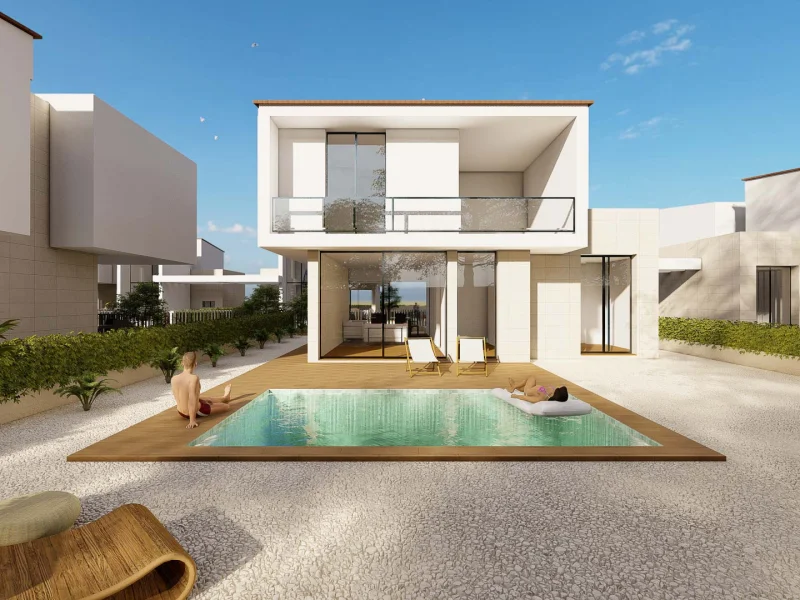 Villa de obra nueva con piscina privada en La Nucía