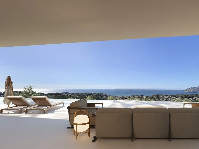 Villa de Lujo en Benissa, Montemar: Espacios Amplios y Privacidad