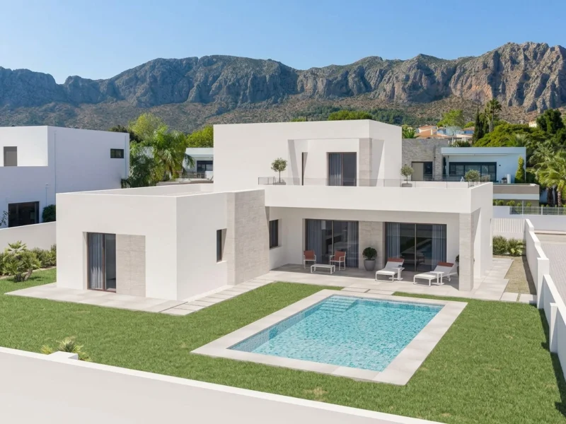 Villa de obra nueva en venta en Beniarbeig con piscina privada