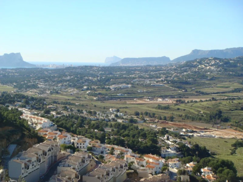 Proyecto de inversión en Benitachell con vistas panorámicas