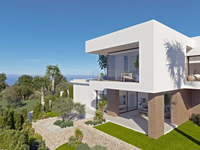 Villa en Benitachell, Cumbre del Sol con vistas al mar y piscina infinita