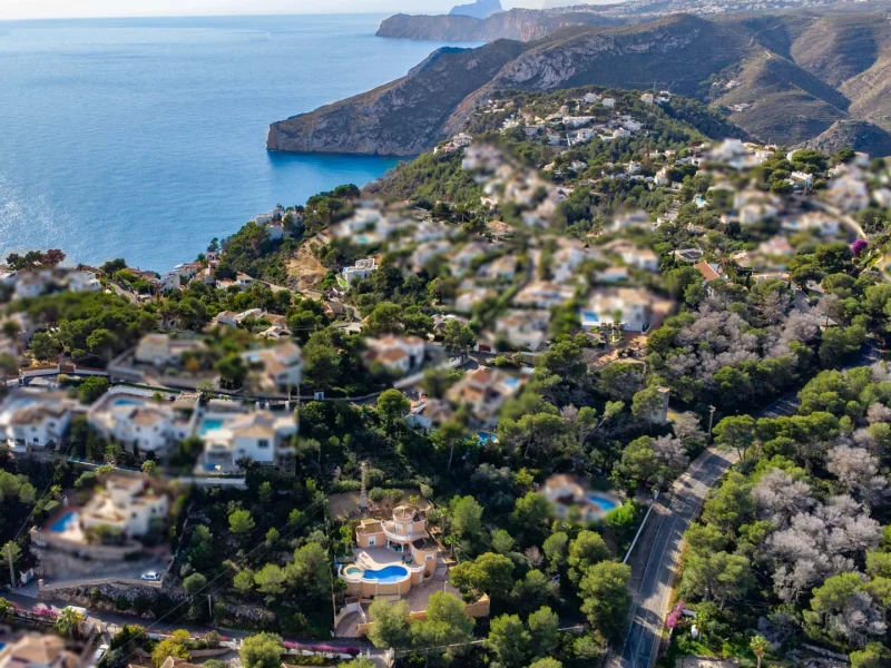 Villa con vistas panorámicas en Balcón al Mar, Jávea