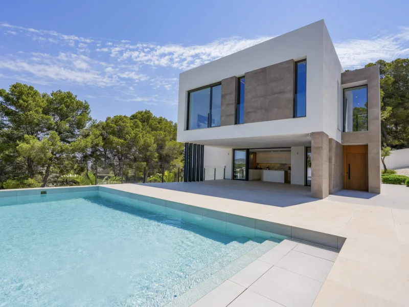 Villa moderna en Moraira, Benimeit con piscina privada