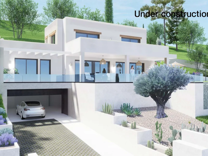 Villa de obra nueva en Rafalet, Jávea con piscina privada