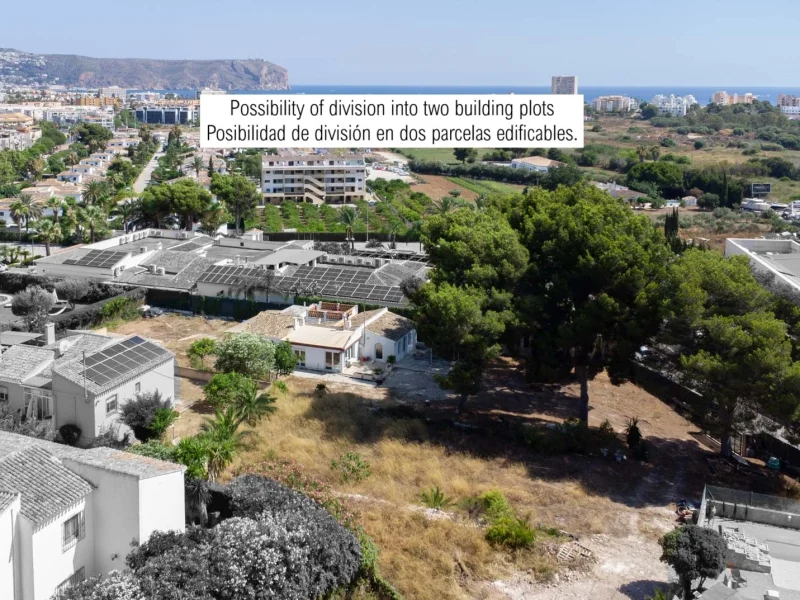 Terreno de inversión en Jávea, Adsubia con posibilidad de segregación
