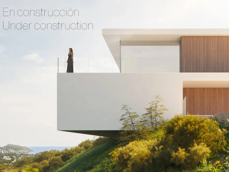 Exclusiva villa de diseño en Moraira con vistas al mar