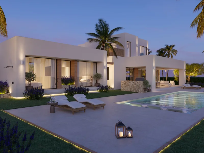 Villa en Jávea con Piscina Privada y Vistas al Mar