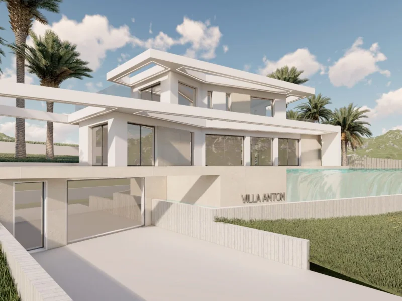Villa con vistas al mar en venta en Jávea