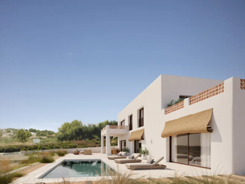 Villa moderna en Moraira, Benimeit con piscina privada
