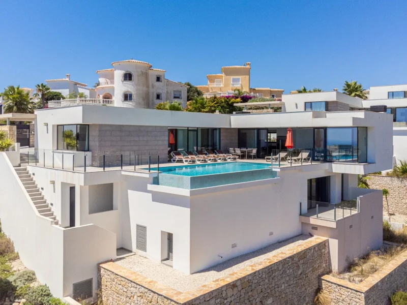 Villa moderna con vistas al mar en Cumbre del Sol, Benitachell