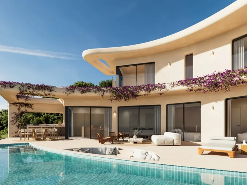 Villa Sirocco: villa moderna con vistas al mar en Ambolo, Jávea