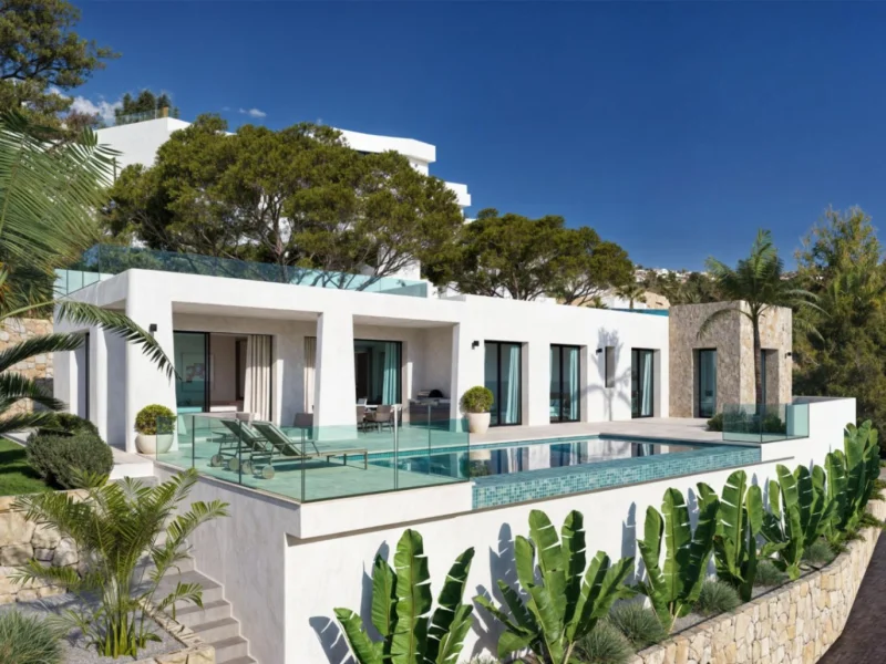 Villa de Lujo Nueva en Calpe, 4 Dormitorios