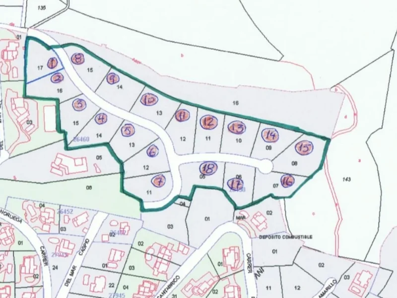 Venta de 18 parcelas urbanas en Jávea, Rafalet