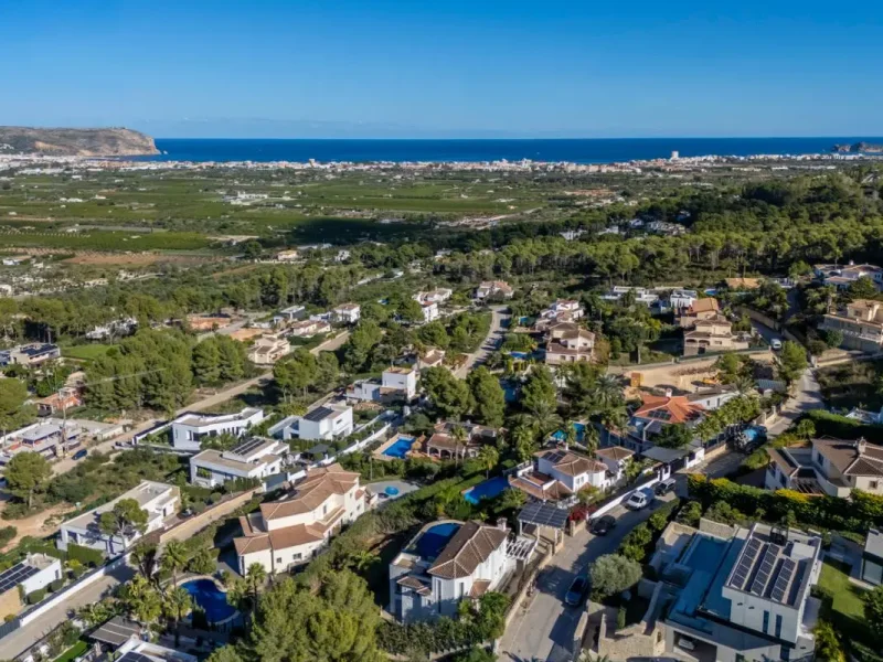 Villa con vistas al mar y al Montgó en Jávea