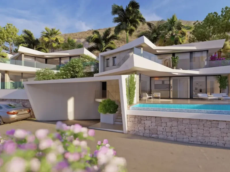 Villa moderna con vistas al mar en Benitachell