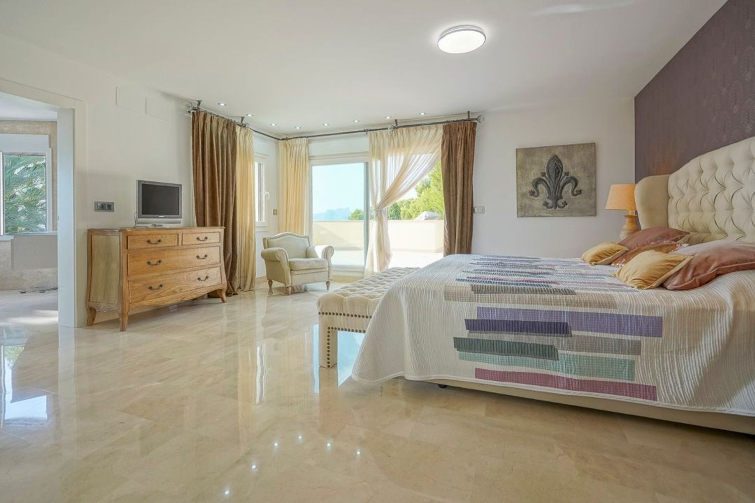 Villa tradicional en Benissa en venta con vistas al mar y al Peñón de Ifach