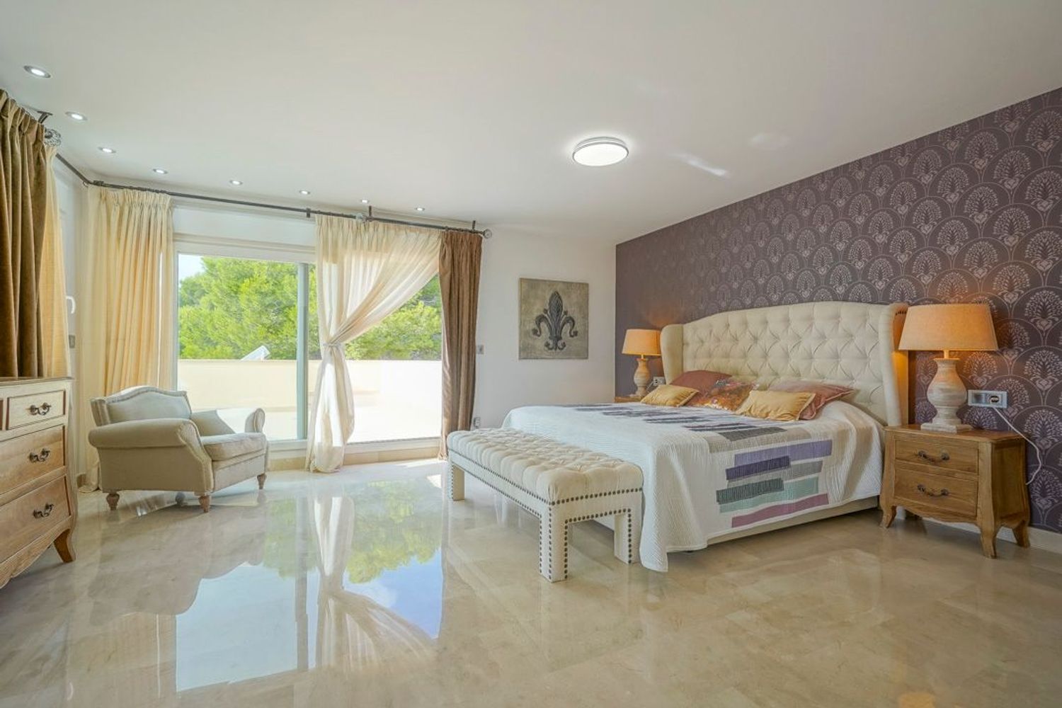 Villa tradicional en Benissa en venta con vistas al mar y al Peñón de Ifach