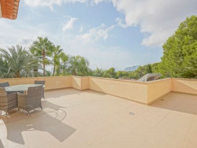Villa tradicional en Benissa en venta con vistas al mar y al Peñón de Ifach