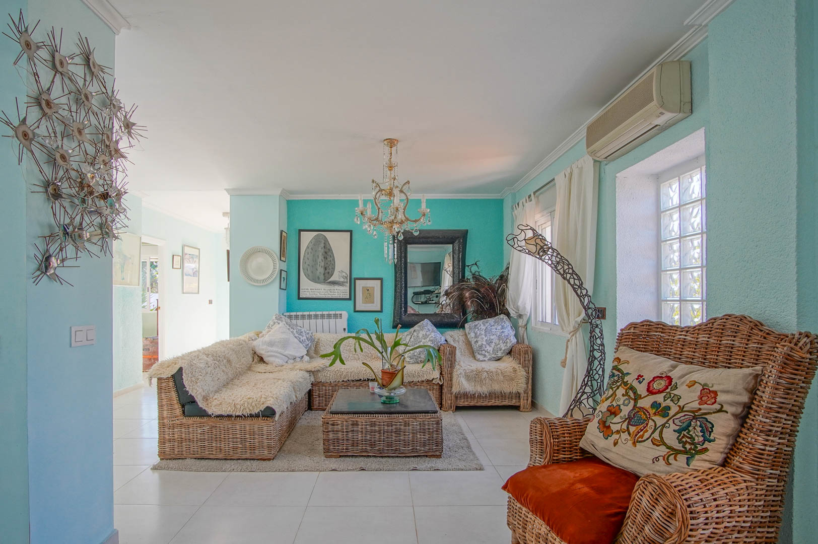 Salón principal de la casa