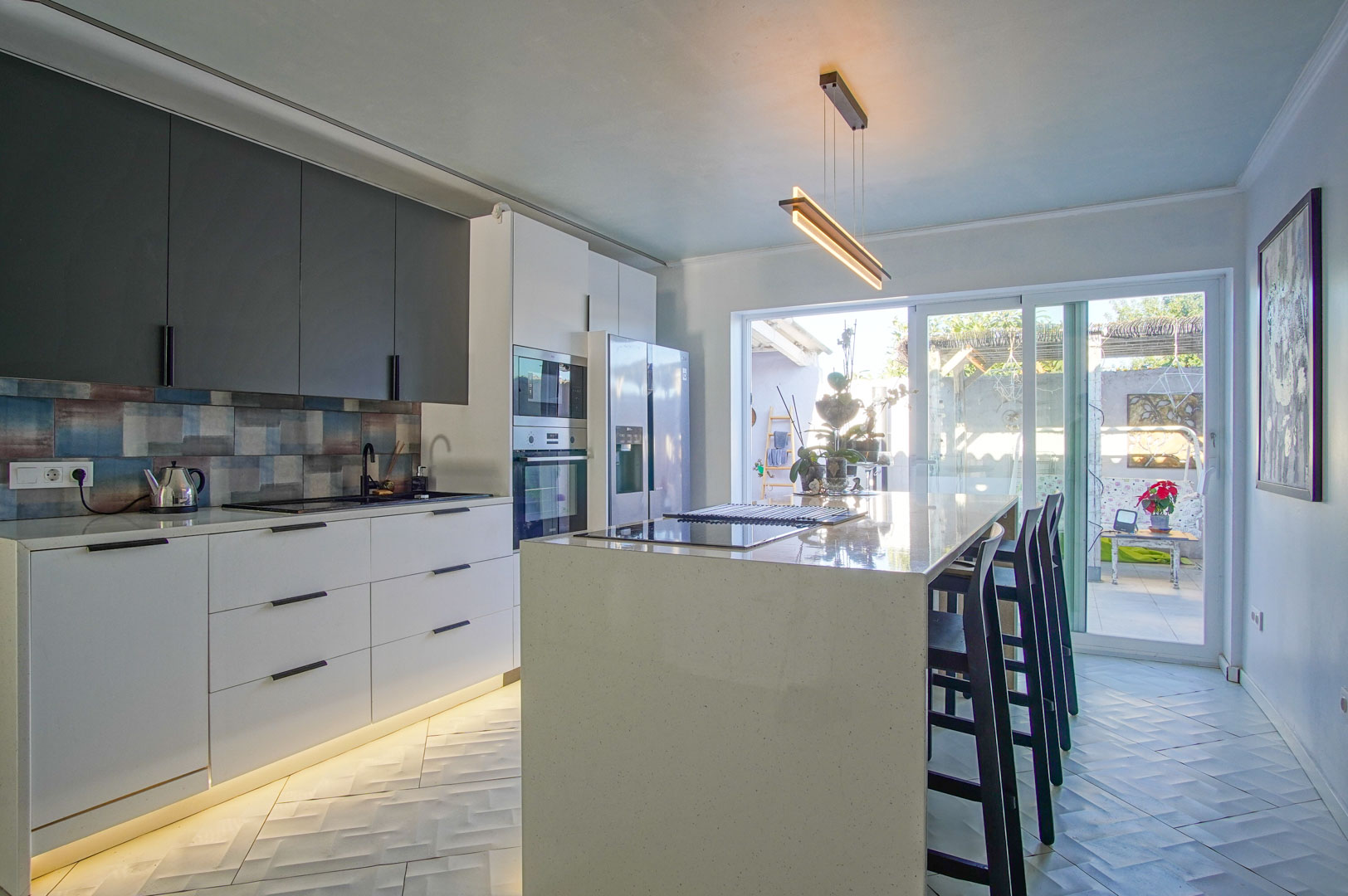 Cocina moderna con isla