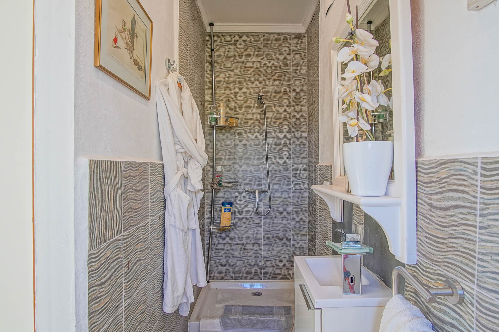 Cuarto de baño con ducha