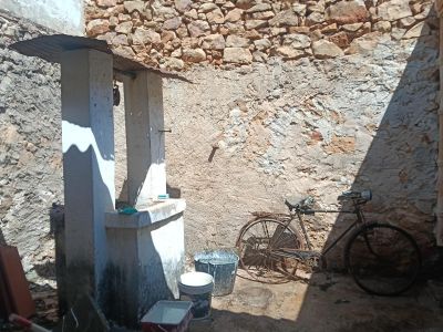 Patio con pozo