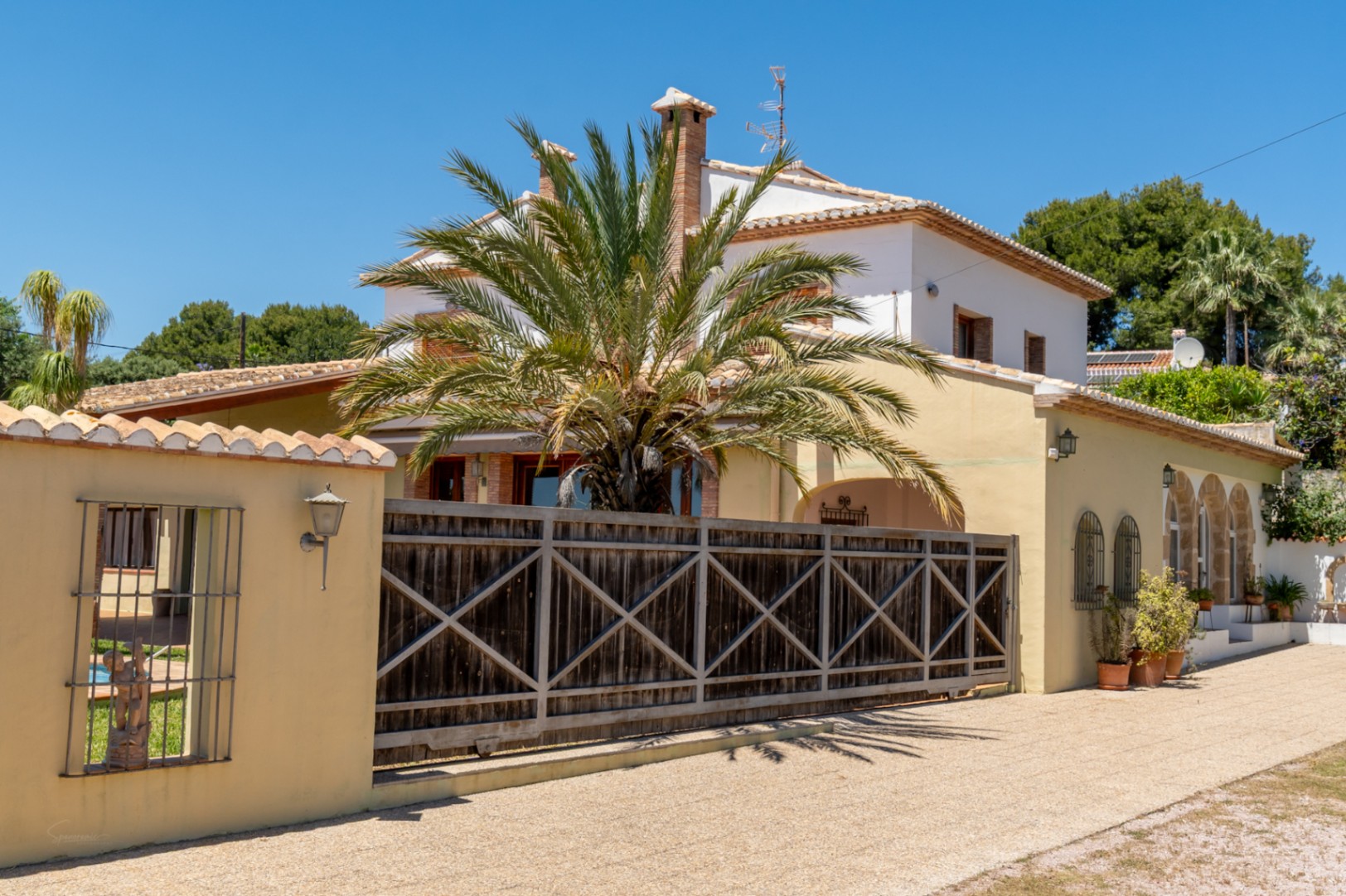 Vista exterior de la casa