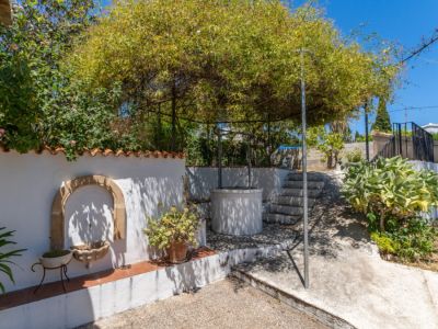 Jardín y zona de patio