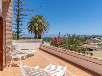 Terraza con vistas al mar