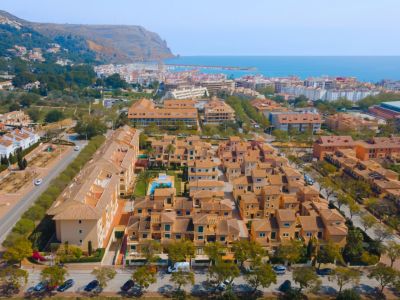Vista aérea del complejo residencial