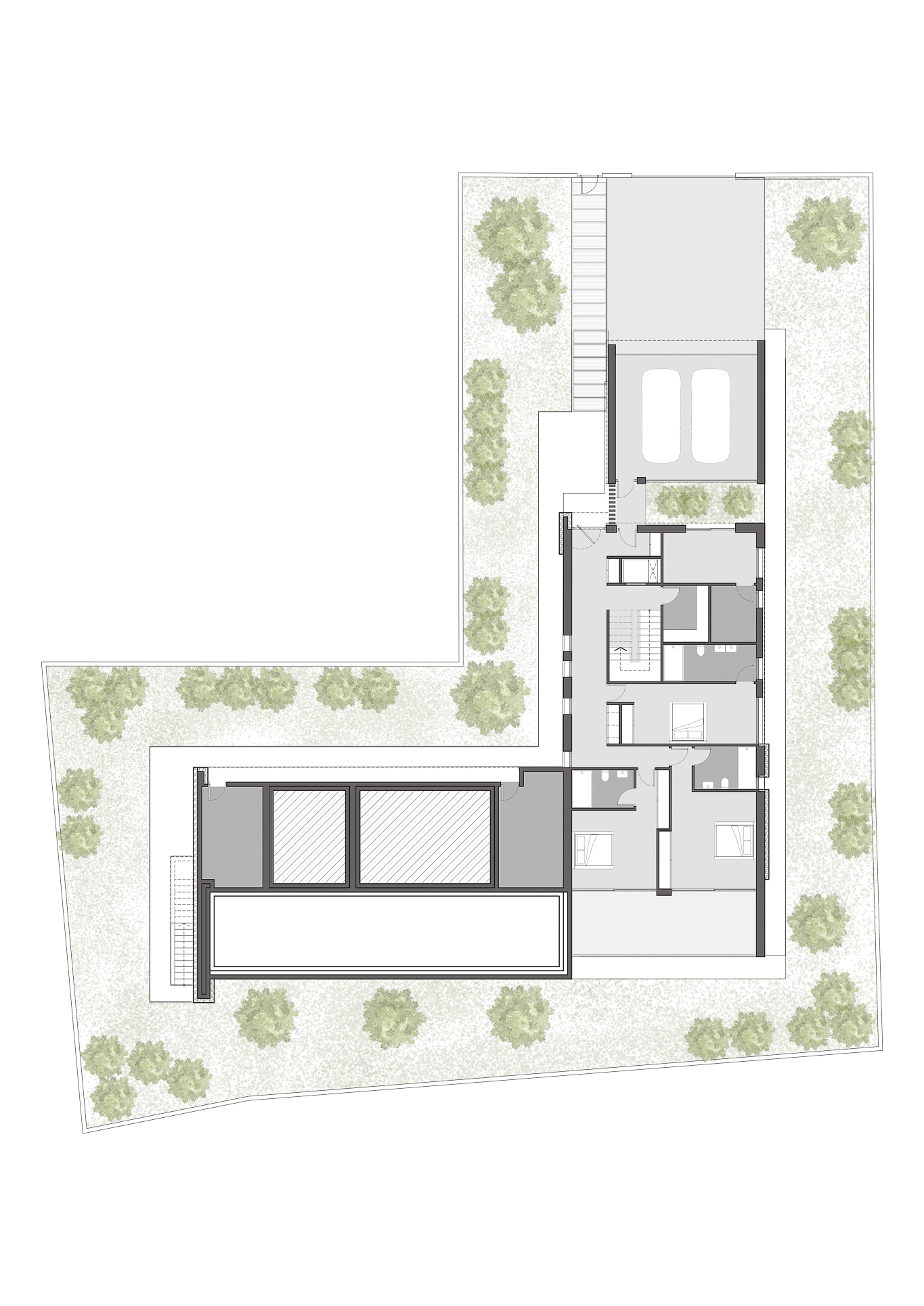 Plano de distribución de la villa Plano de distribución de la villa