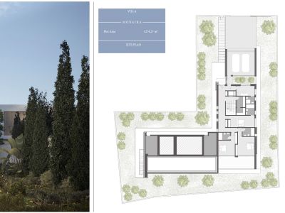 Plano de situación de la villa