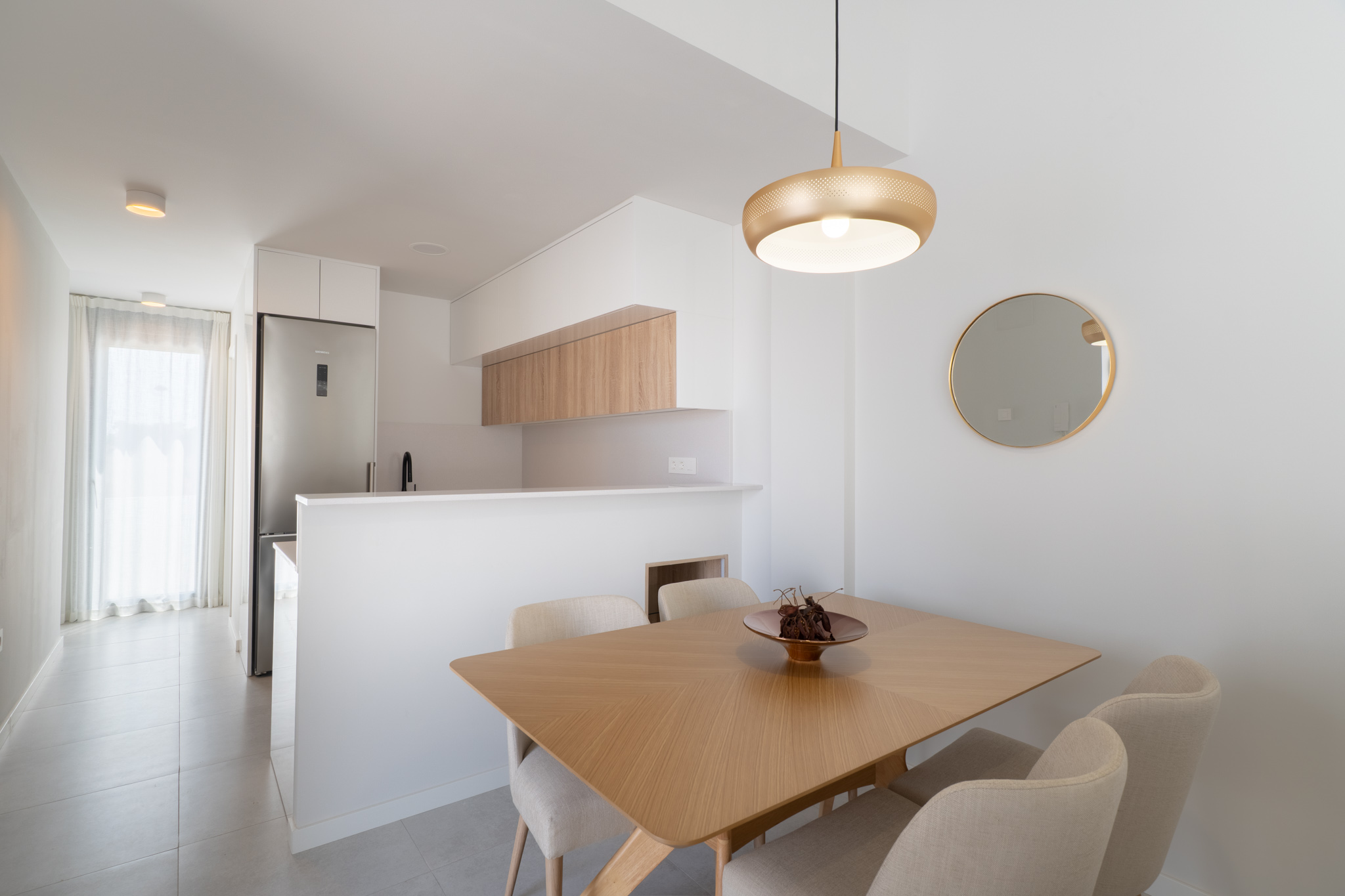 Comedor y cocina abierta