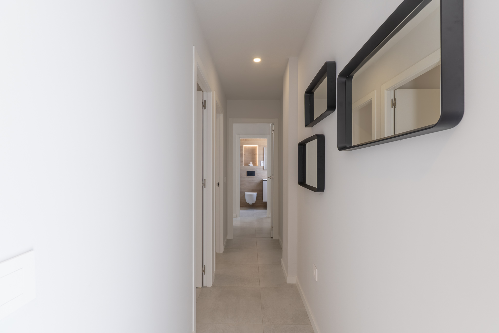 Pasillo interior de la vivienda