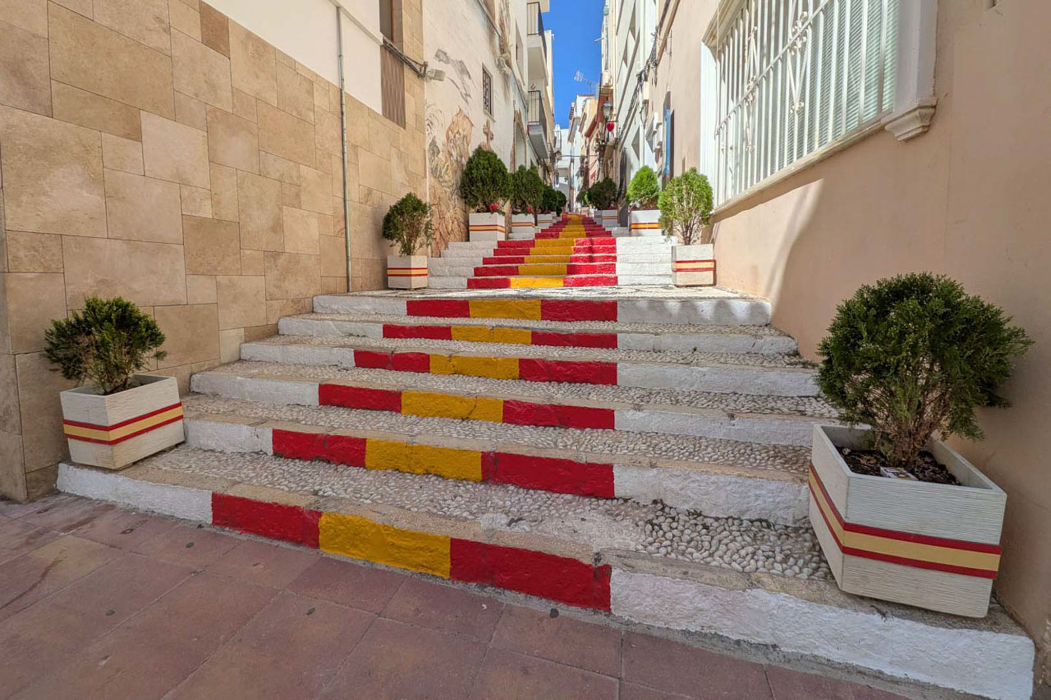 Calle del casco antiguo de Calpe