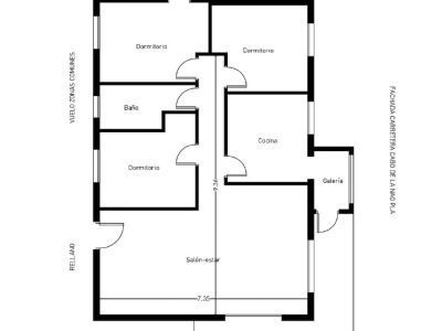 Plano del apartamento