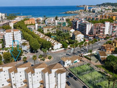 Vista aérea del edificio