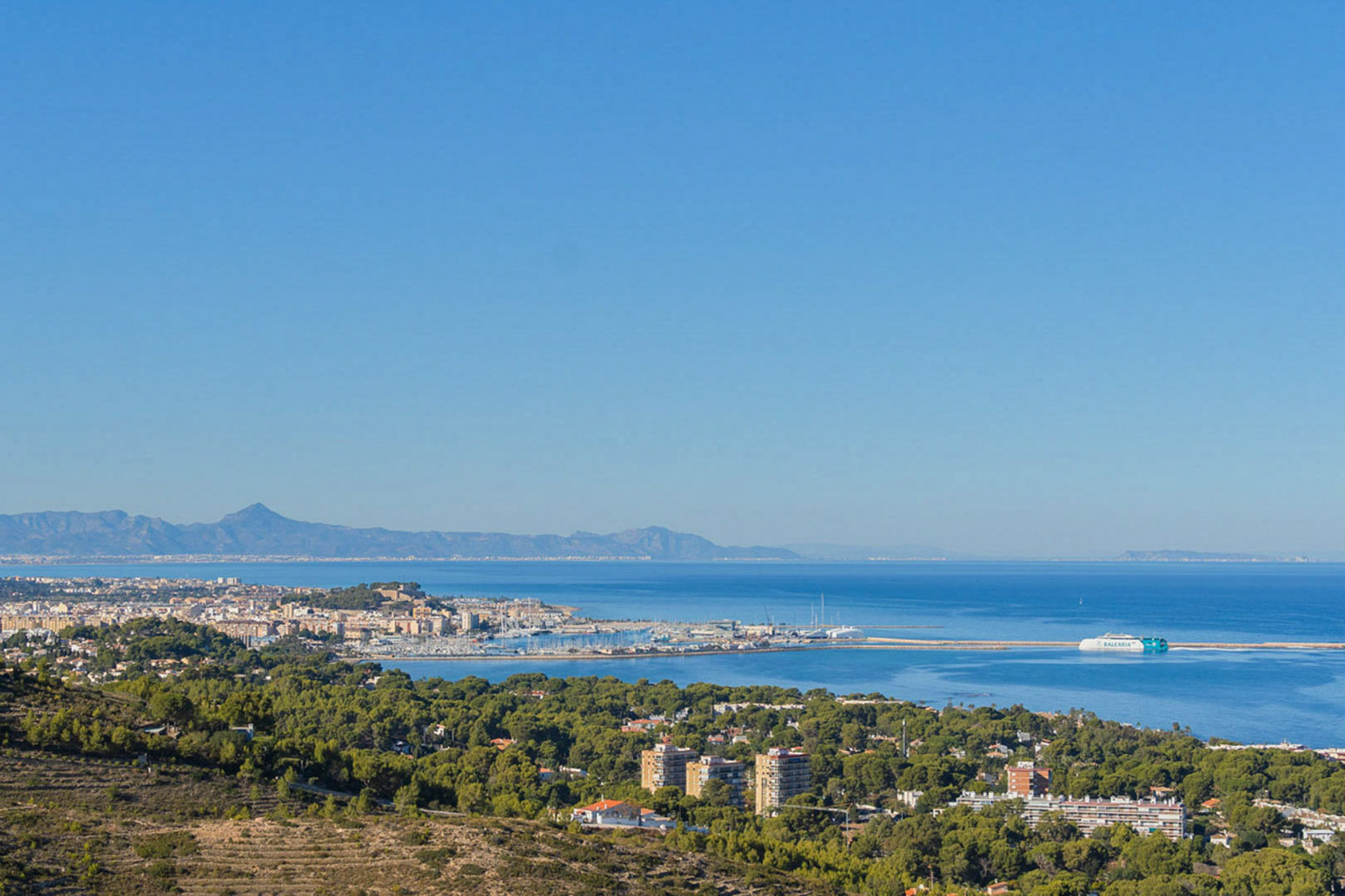 Vistas panorámicas al mar