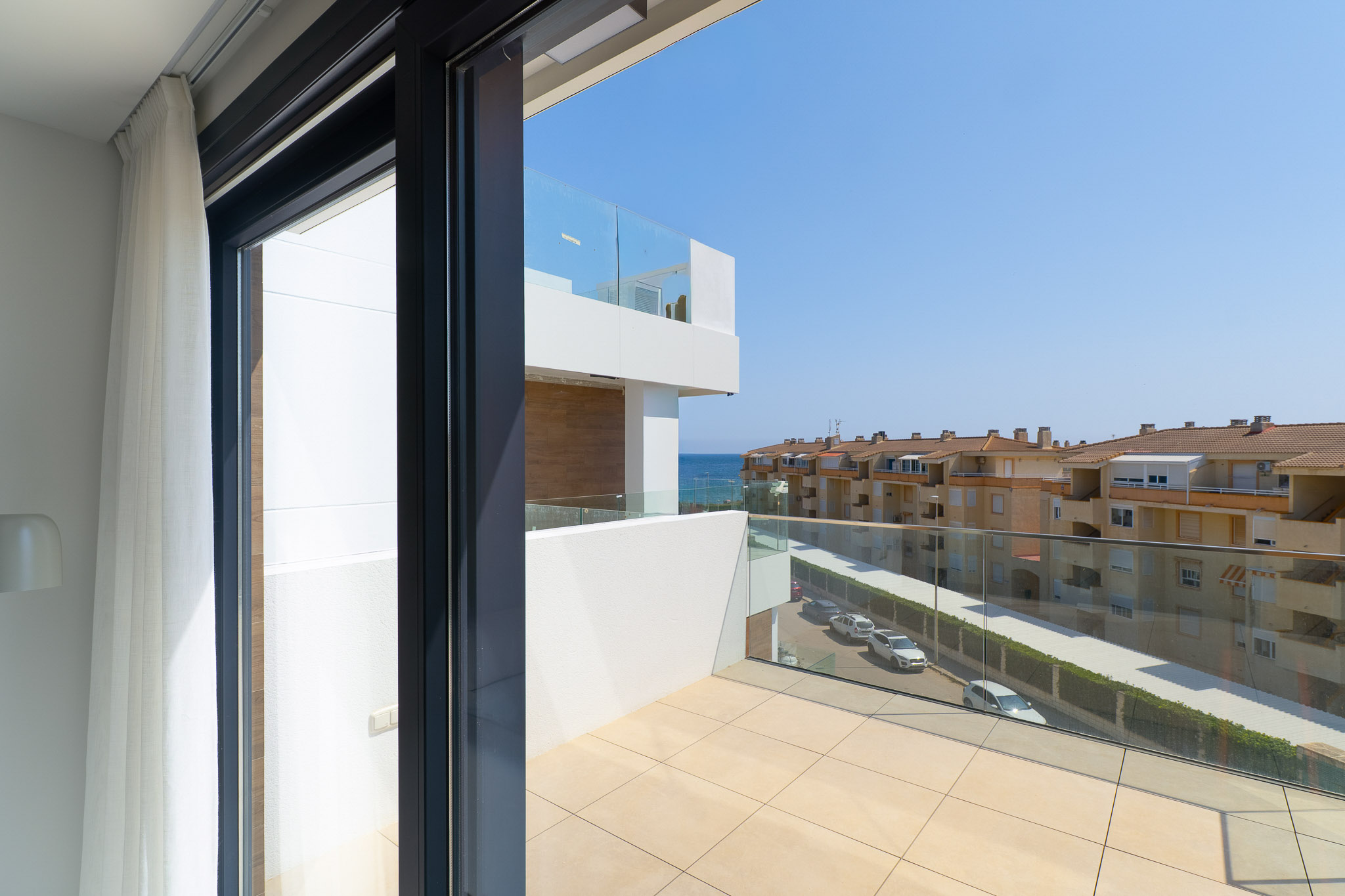 Terraza con vistas al mar