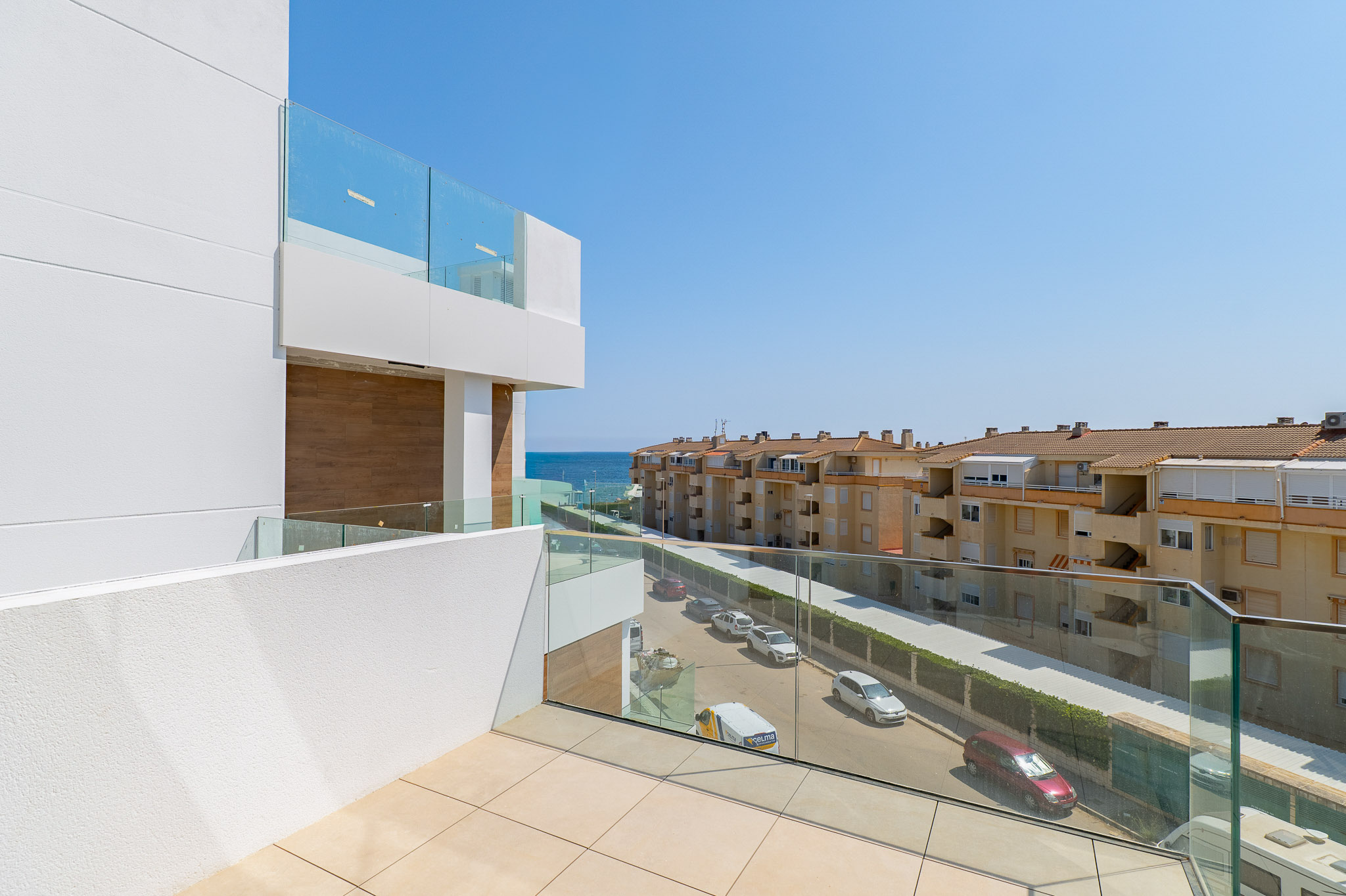 Terraza con vistas al mar