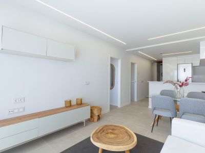 Salón comedor con cocina abierta