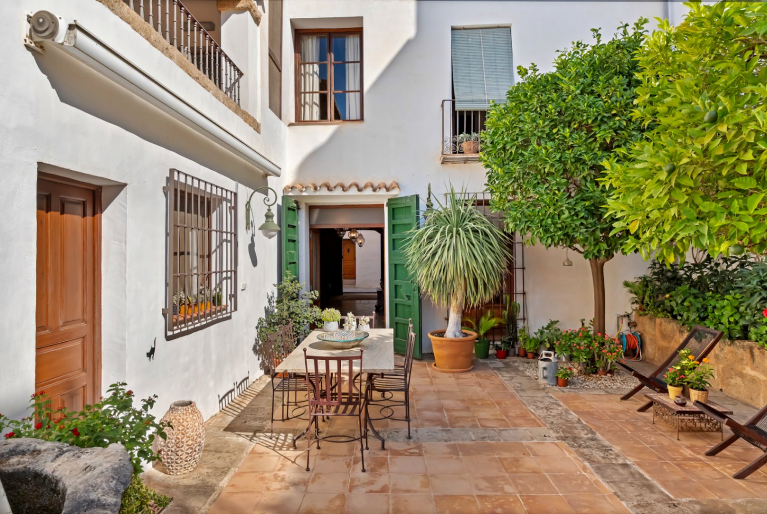Patio interior de la casa Patio interior de la casa