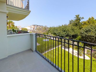 Terraza con vistas al jardín
