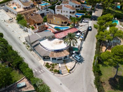 Vista aérea de la propiedad