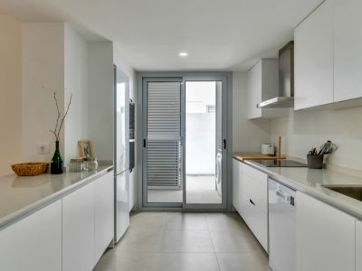 Cocina con acceso exterior