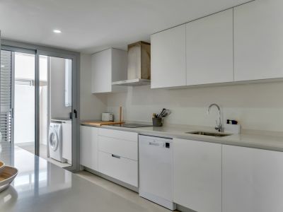 Cocina con lavadero