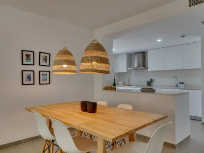 Comedor y cocina abierta